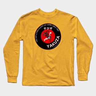 Yakuza The Art Of Crime (Red) By Abby Anime(c) Long Sleeve T-Shirt